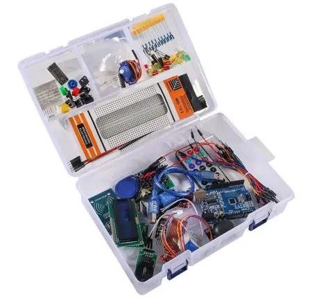 Robotics component toolbox used in our classroom sessions